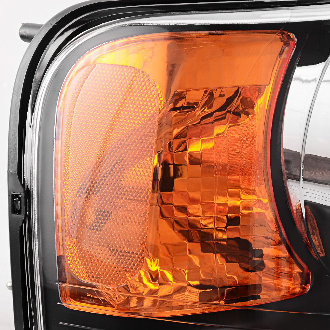 RVNI Headlight Assembly for 2003 2004 2005 2006 ford Expedition Black Housing Clear Lens