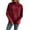 Red, variant on QQAMB Hoodies for Women Solid Color Drawstring Casual Fall Winter Trendy Hoodes Pullover Sweatshirts with Pocket