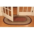 thumbnail image 2 of Capitol Earth Rugs 02-019 Burgundy-Mustard Jute Braided Rug, 2 of 2