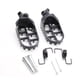 thumbnail image 2 of Kit Reposapiés Negro Aluminio Reemplazo para Yamaha YZ125 YZ250 PW50, 2 of 6