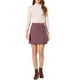 thumbnail image 2 of FALDA CHIC para Mujeres de Corduroy de Cintura Alta con Botones Decorativos, Falda Mini A Line 2XL Rosa Oscuro, 2 of 7