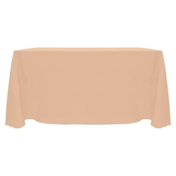 Ultimate Textile Reversible Shantung Satin - Majestic 90 x 132-Inch Rectangular Tablecloth