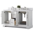 thumbnail image 4 of Vanity Art VA5054-W 54 x 22 x 34 in. Single Sink Bathroom Vanity with Quartz Top & Backsplash, White, 4 of 10