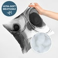 thumbnail image 3 of Americanflat 18"x18" Abstract Throw Pillow with Premium Polyester - Black and White, 3 of 8