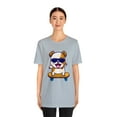 thumbnail image 4 of Skateboarding Bulldog Unisex T Shirt, 4 of 12