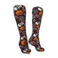 thumbnail image 3 of Pofeuu Halloween With Skull Print Stockings, Adult Running Hiking Socks for Youth and Adult-One Size, 3 of 8