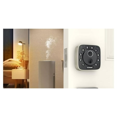 Ultraloq - Bolt Fingerprint WiFi Smart Lock (Apple Home) - Black