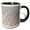 Black/White, variant on 3drose, Abstract of Flowing Water, 11oz Mug