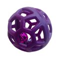 thumbnail image 2 of Juguete de pelota hueca para perros, divertido, interactivo, resistente a las mordeduras, para masticar, para perros y gatos, color morado, 2 of 12