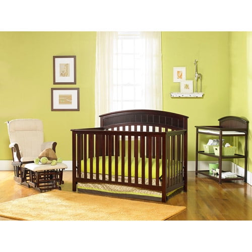 Graco Charleston 4 In 1 Convertible Crib Cherry Walmart Com Walmart Com
