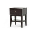 thumbnail image 1 of Designs Urbains 370112 Table d'Appoint et Table de Chevet Modernes Brun Foncé de 25 Po, 1 of 1