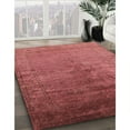 thumbnail image 2 of Ahgly Company Indoor Round Mid-Century Modern Red Oriental Area Rugs, 3' Round, 2 of 6