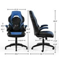 thumbnail image 7 of Staples Gaming Chair Black and Blue 2710764, 7 of 7