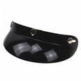thumbnail image 3 of Universal Negro 3-Snap Casco de motocicleta Lente de pico Cara abierta Visera parasol Escudo Abody Lente, 3 of 7