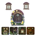 thumbnail image 3 of 1 set Puerta de hada y ventanas en miniatura Hada Mundial Decoración Césped Adorno HOMEMAXS 11913737-MX, 3 of 6