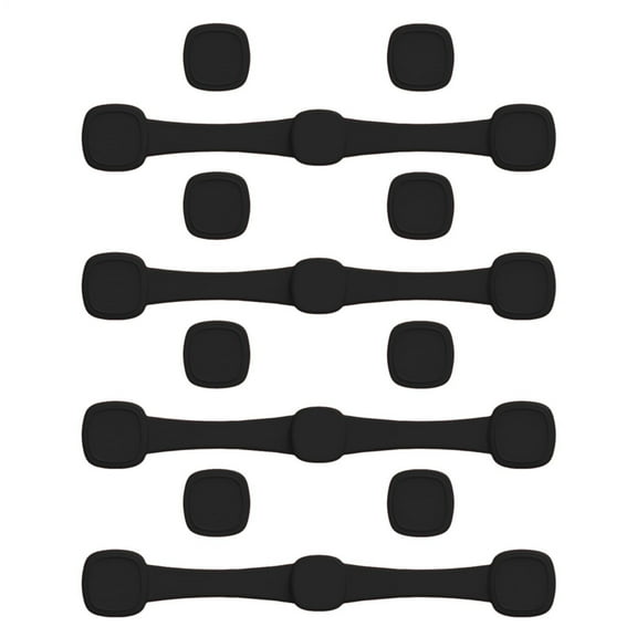 Black Silicone Air Fryer Magnets – Set of 4 for Oven Accessories