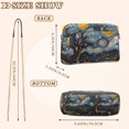 thumbnail image 4 of FORMRS Women Crossbody Purse with Chain Strap Vegan Leather Shoulder Handbag, Swirling Starry Sky, 4 of 7