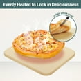 thumbnail image 5 of Unicook Heavy Duty Cordierite Large Pizza Stone for Oven and Grill, Non-stick Rectangular Baking Stone, 16" x 14", 5 of 9