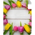 thumbnail image 4 of Coolnut Mailbox Covers Magnetic Oversize Colorful Tulip Flowers Arranged On Wood Seasonal Mail Wraps for Home Outdoor Decor, 25.4"x20.78", 4 of 5