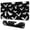 Halloween Bat Pattern, variant on Long Mouse Pads for Desk,Halloween Bat Silhouette Pattern Desk Mats on Top Of Desks, Desk Mouse Pad Extra Large with 3mm Non-Slip Base and Stitched Edge for Gaming,Office,Work,Home 31.5"x11.8"