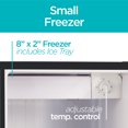 BLACK+DECKER BCRK17B Compact Refrigerator & Mini Fridge with Freezer, 1.7 cu. ft., Black - image 2 of 6