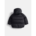 thumbnail image 2 of Wonder Nation Toddler Boys Heavyweight Puffer Jacket, Sizes 12M-5T, 2 of 3
