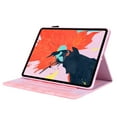 thumbnail image 3 of Dteck for iPad 10th Generation Case 10.9" 2022, Matte PU Leather Business Style Folio Stand Flip Cover Smart Case Auto Wake Sleep with Card Slots Pencil Holder for iPad 10th Gen 2022,Pink, 3 of 6
