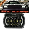 thumbnail image 4 of 1pcs 400W 7x6" 5x7" LED Headlight Hi Lo Beam DRL For Chevrolet Jeep Cherokee XJ, 4 of 10