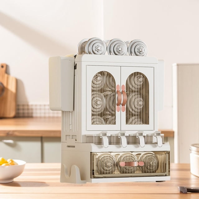 Estante de almacenamiento de cocina perfecl mini armario de encimera organizador de especias 36 x 28 x 52 cm