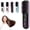 Black, variant on Go Brush Pro, Portable Straightener Brush, Rechargeable Gobrush Pro Hair Straightener Comb Brush (10pcs )