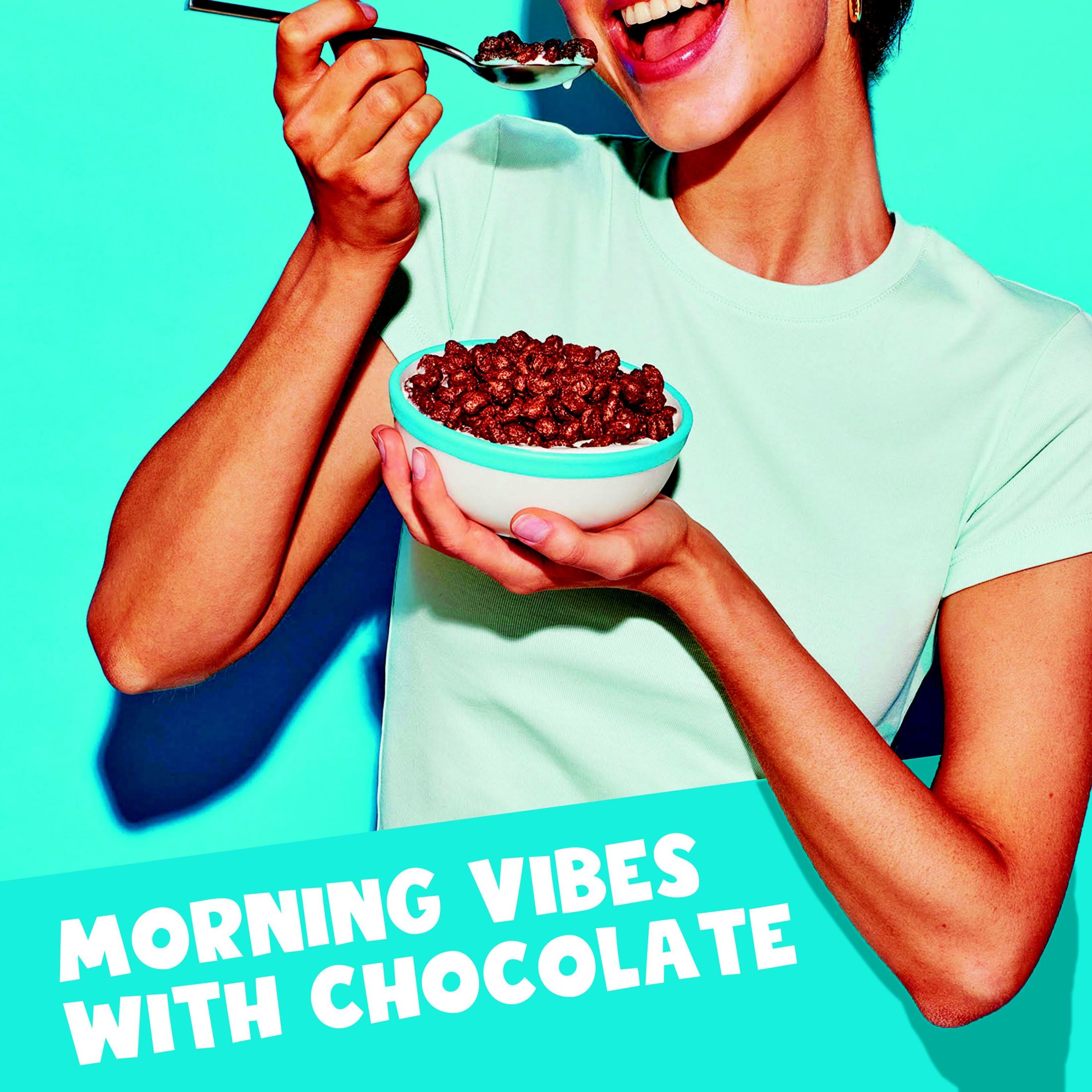 Eat Your Mouth Off Chocolate Vegan, Plant Based Protein Cereal, 22g Protein, 7.7. oz Box - image 5 of 13
