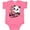 Hot Pink, variant on Inktastic My Mommy Loves Me- cute panda Boys or Girls Baby Bodysuit