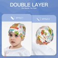 thumbnail image 6 of Honeii Travel Animals Print Kids Knit Beanie Watch Hat ,Knit Cap for Boys and Girls, 6 of 7