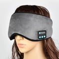 thumbnail image 4 of Máscara de ojos inteligente inalámbrica Bluetooth 5.0 con comunicación musical y sombreado de luz para dormir, color gris, 4 of 14