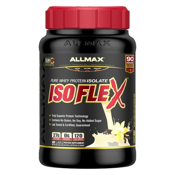Proteína de suero en polvo ALLMAX Nutrition ISOFLEX Vanilla 1 kg