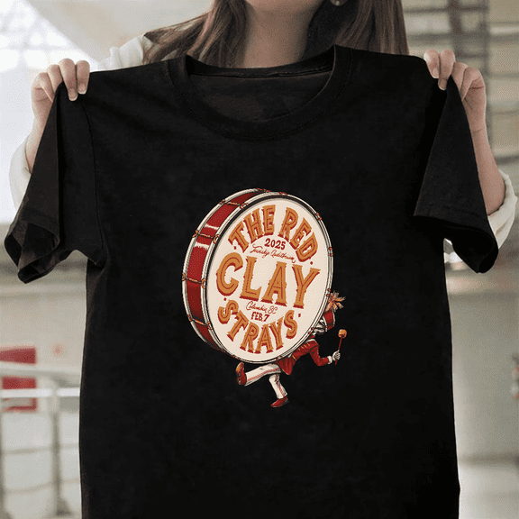 Red Clay Strays Country Concert Tour Music Lover Art Unisex T-Shirt, up to size 3XL.