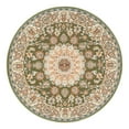 thumbnail image 2 of Unique Loom Outdoor Traditional Collection Area Rug - Wisdom (3' 3" Round Green/Brown), 2 of 11