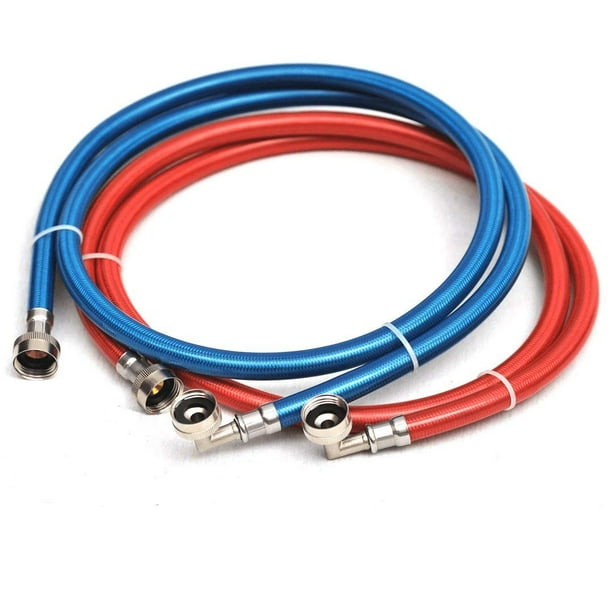 Washing Machine Hoses Stainless Steel Braided 90 degree elbow Water