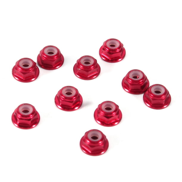 Tuerca de seguridad de aluminio, 10 piezas M2, inserto de nailon, tuerca de seguridad, tuerca de seguridad, diseño personalizado