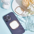 thumbnail image 4 of 2Pcs Alloy Rhinestones & Glass Makeup Mirror with 6Pcs Acrylic Double-sided Sticker Square 5.2x4.8x0.35cm, 4 of 5