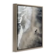 thumbnail image 4 of Stupell Industries Aerial Beach View Horse Nautical & Beach Painting Brown Floater Framed Canvas Art Print Wall Art, 25 x 25, 4 of 10