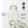 thumbnail image 3 of Kitchentoolz Clear Glass Airtight Milk Food Storage Jar (2 Count), 3 of 5
