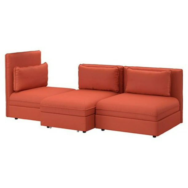 Ikea 3 Seat Sleeper Sectional Orrsta, Ikea Orange Leather Sofa Bedside Table