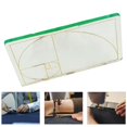 thumbnail image 2 of Multi-purpose Acrylic Ruler Golden Section Finder Golder Ratio Correction Tool for Artist Designer Architect, 2 of 5