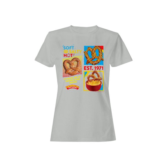 Officially Licensed Super Pretzel Soft, Salty & Hot: Women's T-shirt