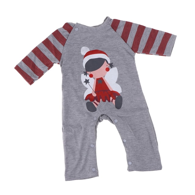 Conjunto de pantalón de pelele de muñecas rebore Sunnimix Ropa Chica Impreso Romper 20-22 Pulgadas