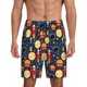thumbnail image 1 of Balery Colorful Astronomy Pantalones cortos de pijama de punto de algodón para hombre con cinturilla y bolsillos-XX-Large, 1 of 6