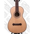 thumbnail image 6 of Oscar Schmidt Parlor Size Acoustic Guitar w/ Case, Select Spruce, Natural, O315, 6 of 6