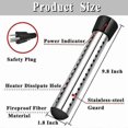 thumbnail image 5 of 1500W Immersion Water Heater, Portable Submersible Water Heater for Inground Pools,Bucket Heater,In, 5 of 5