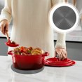 thumbnail image 2 of LEEYNEER Kitchen Non-Stick Coating Gas Stove Diffuser Kitchen Heat Diffuser Plate Kitchen Cookware Heat Plate, 2 of 10
